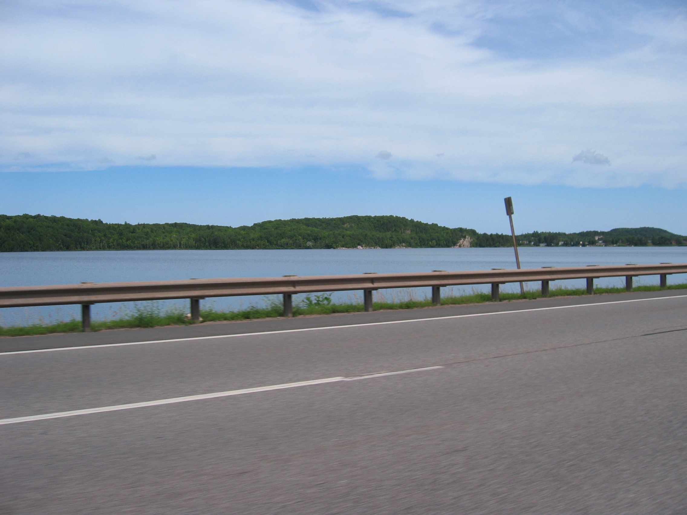 Roadside lake