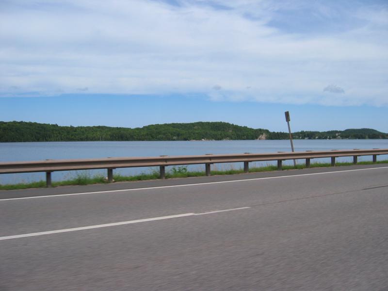 Roadside lake