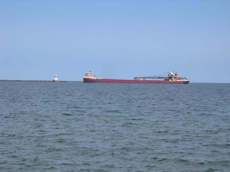 Ship on Lake Superior