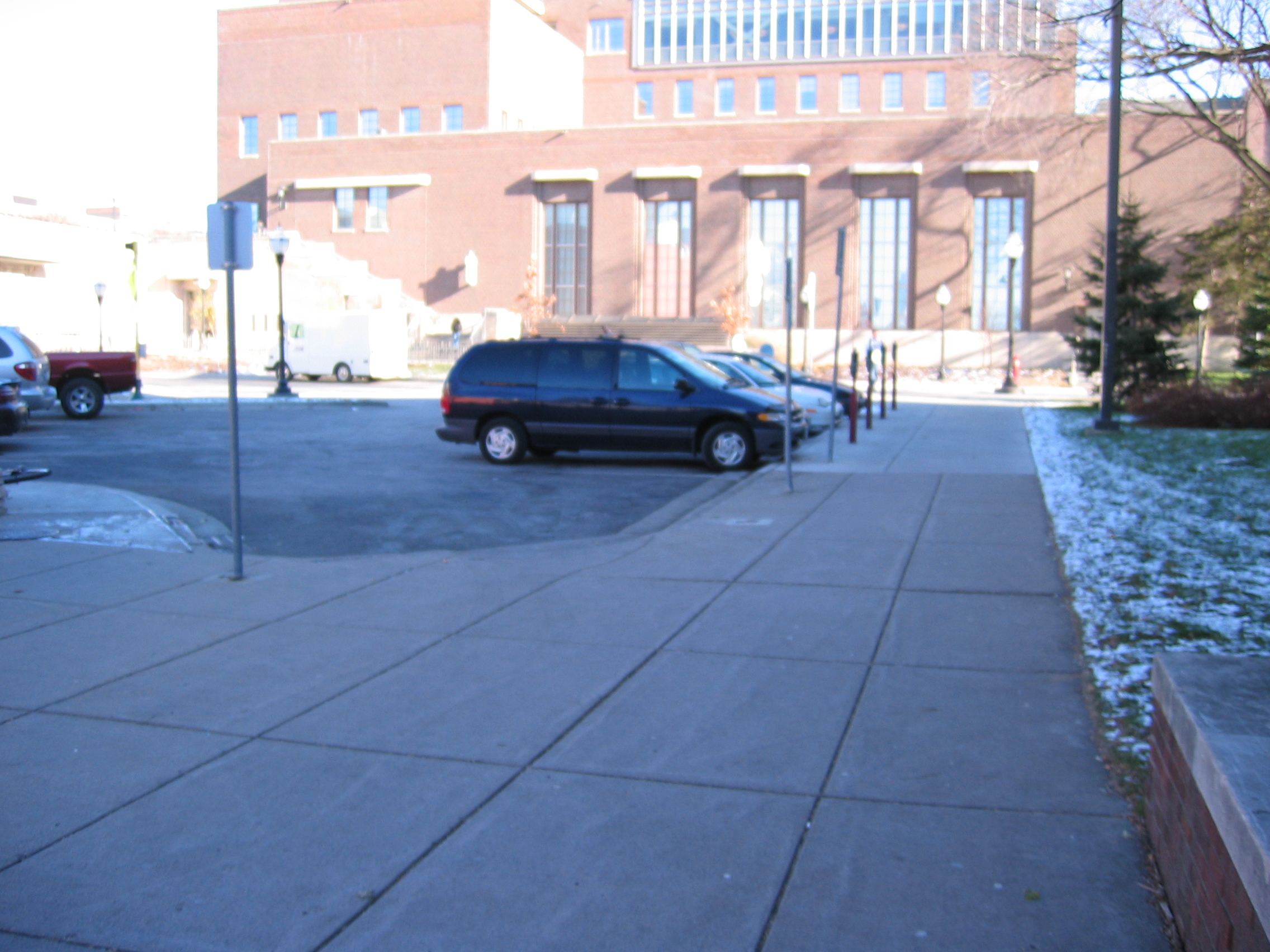 Out of my dorm, view of the student union...