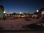 Downtown Minneapolis skyline in front of the union