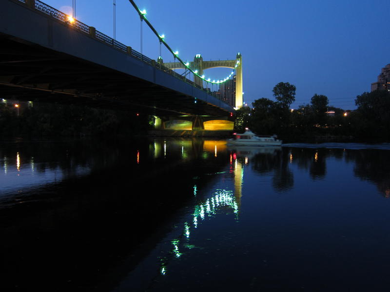 Under Hennepin Ave Bridge