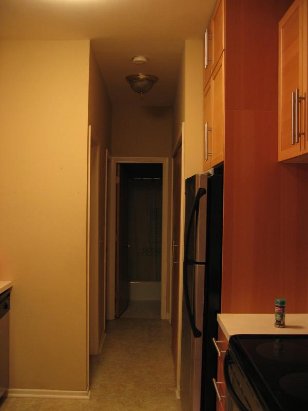 Kitchen Hallway (ceiling lit)