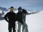 David and Brad on mountain