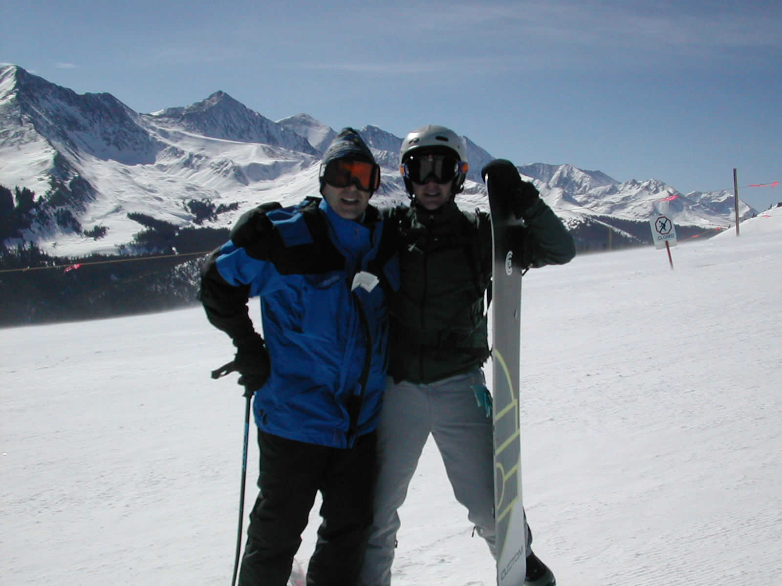 Steve and Brad on mountain