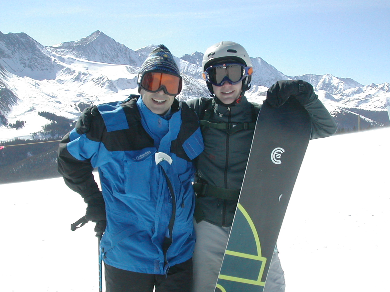 Steve and Brad on mountain