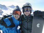 Steve and Brad on mountain