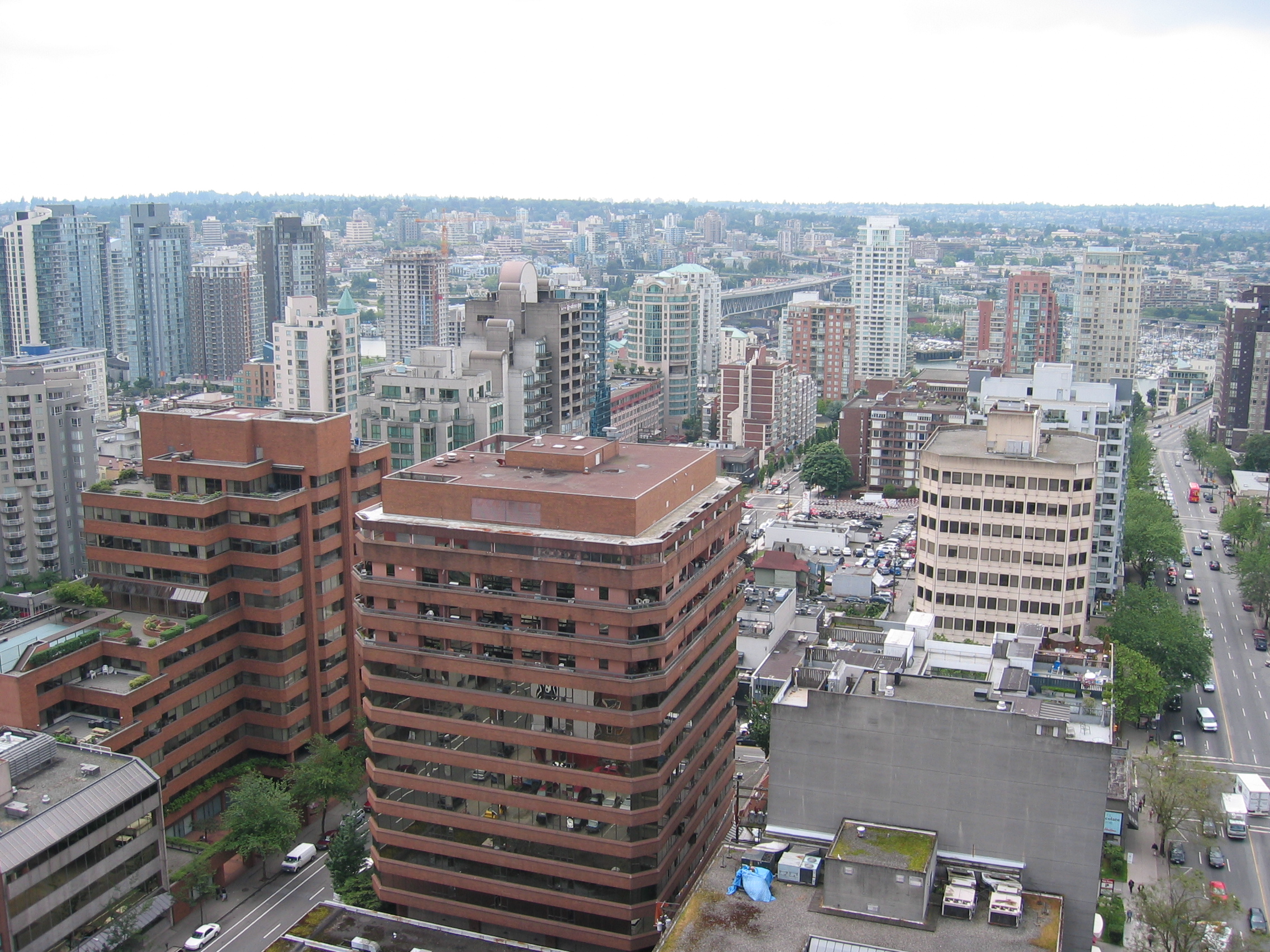 050609-1532 View from Vancouver, BC hotel