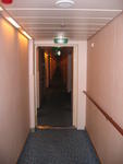 The hallway outside my room on the boat (was really long)