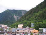 Juneau, Alaska, as seen from the ship whil in port