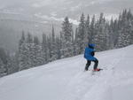 Powdery mountainside panorama 7