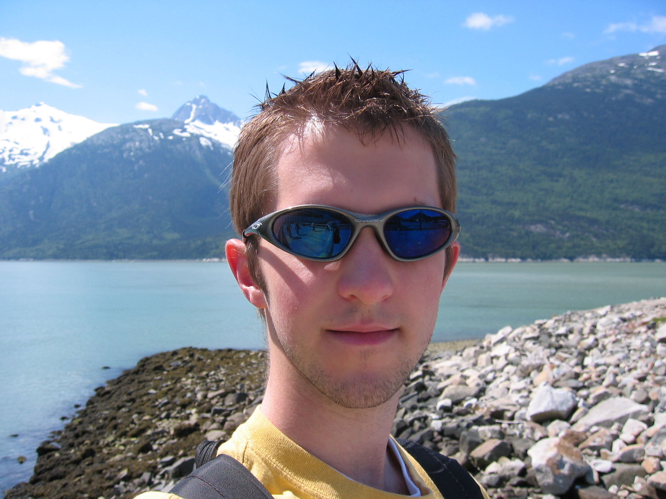 Me standing on the pier in Skagway, AK